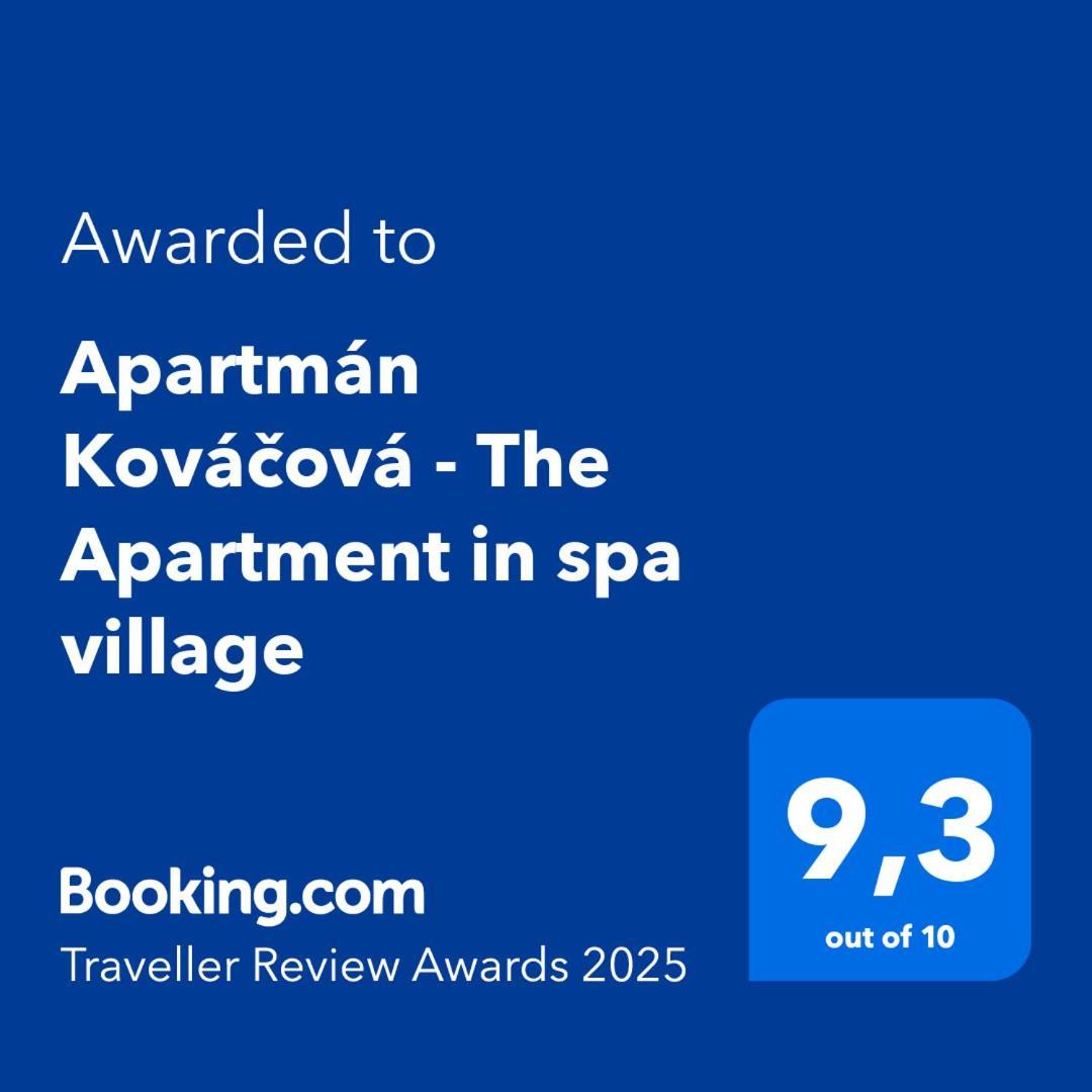 Apartman Kovacova - The Apartment In Spa Village Dış mekan fotoğraf